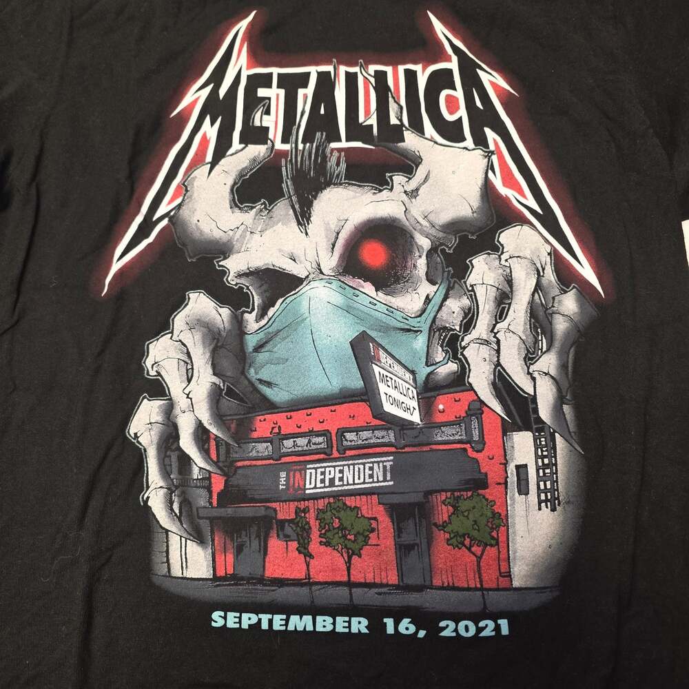 Metallica 'The Independent' San Francisco Secret Show shirt 2021 medium - Picture 2 of 6